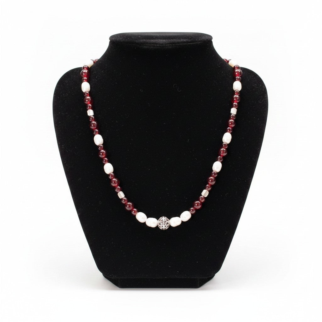Crimson Luster Necklace
